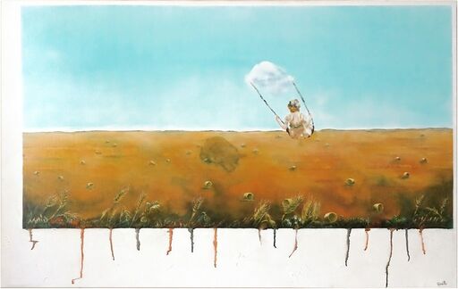 Gaelle BEYAERT - Painting - le désert des blés