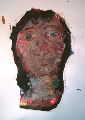 Bernard MOREL - Peinture - TETE