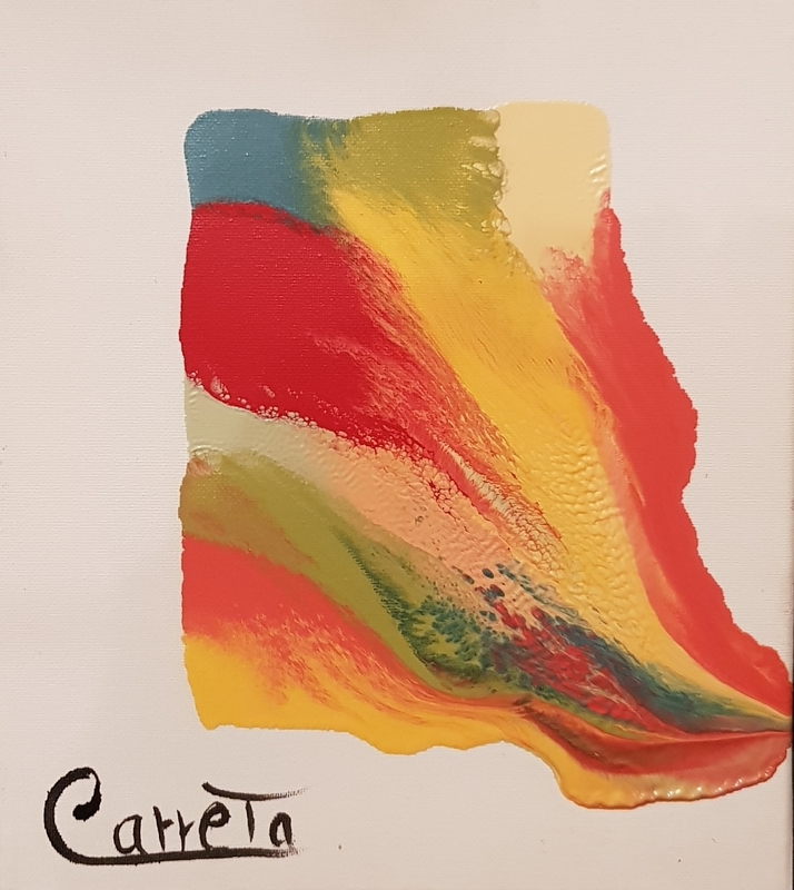 James CARRETA - Pittura - Arc en ciel