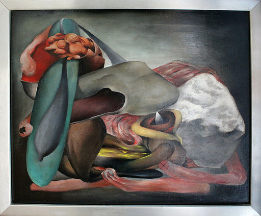 Henri GOETZ - Painting - Surrealistic Composition