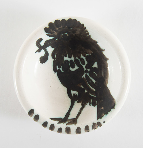 巴勃罗•毕加索 - 陶瓷  - Oiseau au ver