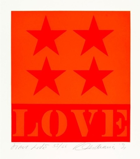 Robert INDIANA - Stampa-Multiplo - First Love