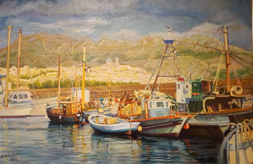 Angeles BENIMELLI - Peinture - Puerto de Altea (Alicante, España), 1993