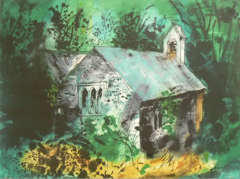 Old Church of Mynachlogddu by John PIPER buy art online artprice