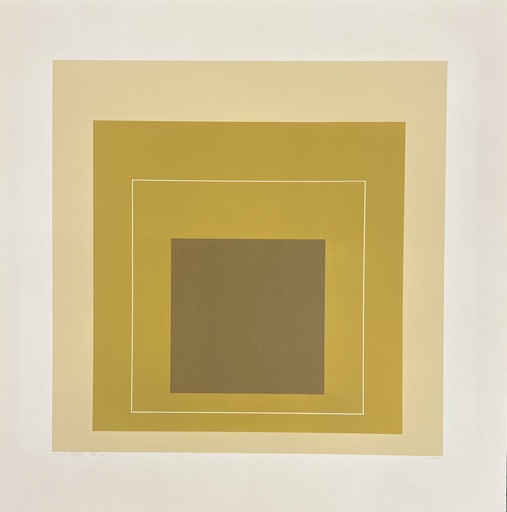 Josef ALBERS - Grabado - White line Squares (II)