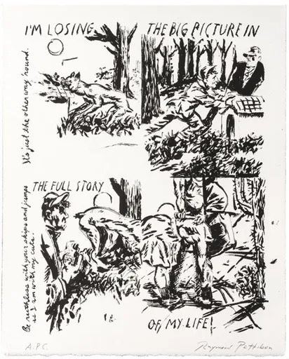 雷蒙德·帕迪伯恩 - 版画 - I’m Losing The Big Picture In The Full Story Of My Life