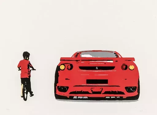 PLASTIC JESUS - 版画 - Envy (Ferrari)