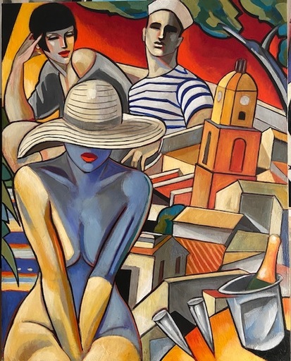 Stéphane GISCLARD - Gemälde - Sea, sex and sun