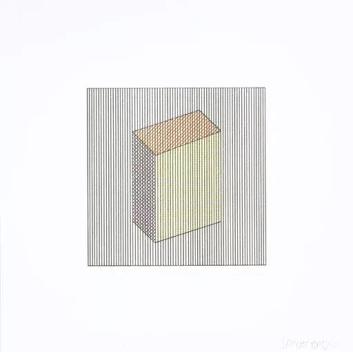 Sol LEWITT - Print-Multiple - Twelve Forms Derived From a Cube 17
