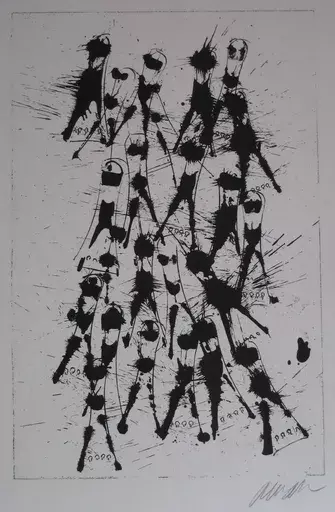 Fernandez ARMAN - Druckgrafik-Multiple - LITHOGRAPHIE 1979 SIGNÉE AU CRAYON HANDSIGNED LITHOGRAPH