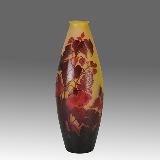 Émile GALLÉ - Large Floral Vase