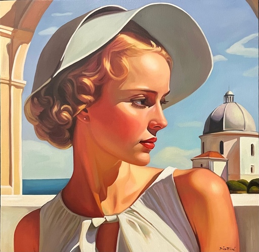 Irina BIATTURI - Pittura - Terrasse à Nice