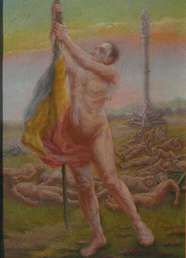 Charles DE NEEF - Painting - HOMME - BELGIQUE