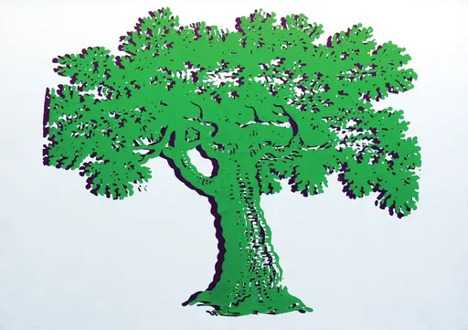 Mario SCHIFANO - Painting - Albero