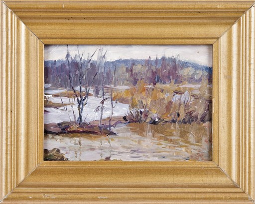 Hans Johann WAGNER - 绘画 - c. 1945-50’s Moor Landscape