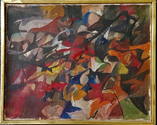 Jean-Paul RIOPELLE - Painting - SANS TITRE - 1946