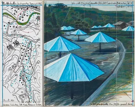 THE UMBRELLAS (JOINT PROJECT FOR JAPAN AND USA, 1984-1991) by