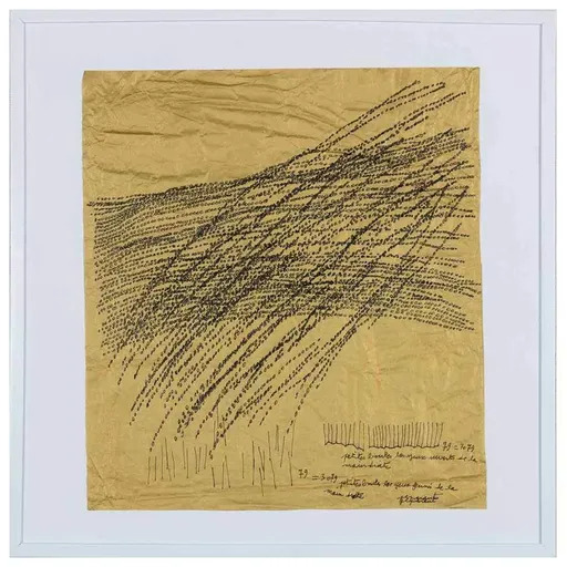 Jean-Luc PARANT - Zeichnung Aquarell - 3079 petites boules les yeux ouverts de la main droite...