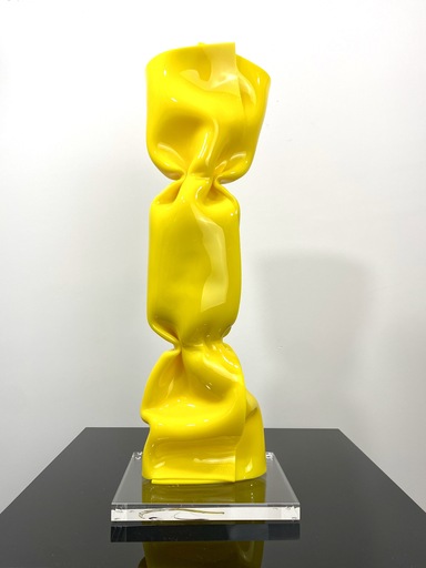 劳朗丝·冉凯勒 - 雕塑 - Wrapping Bonbon Jaune