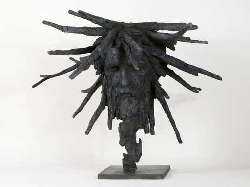 Christophe CHARBONNEL - Sculpture-Volume - Tête de Kuntermann monumentale