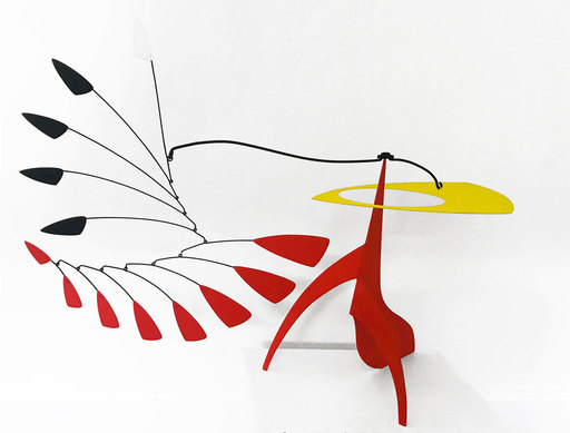 Manuel MARÍN - 雕塑 - Redbird with yellow head and red-black-white feathers