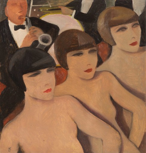 Karl HAUK - Painting - Varieté, 1931