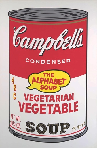 安迪·沃霍尔 - 版画 - Vegetarian Vegetable, from Campbell's Soup II