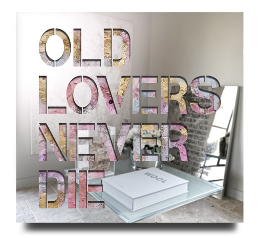 JOSEPH - Skulptur Volumen - Old lovers never Die - inox