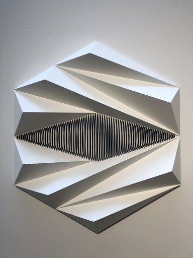 Fabrice AINAUT - Skulptur Volumen - Relief Hexagonale 01
