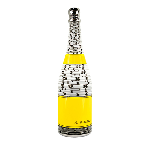 Antoine DUFILHO - Scultura Volume - Bouteille de champagne Jaune