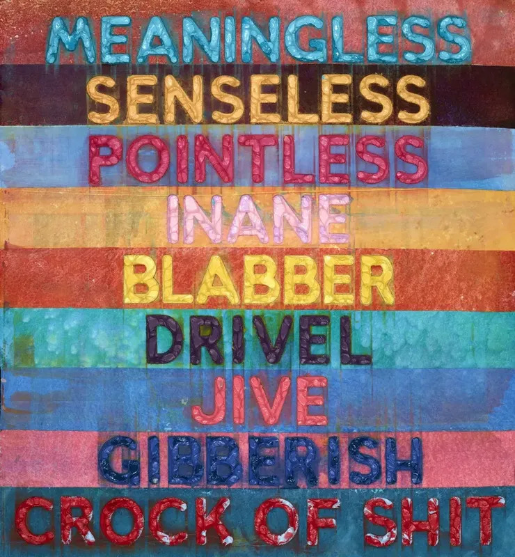 Meaningless By Mel Bochner Buy Art Online Artprice