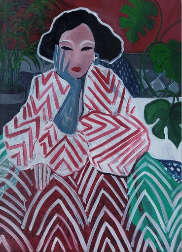 Nina URUSHADZE - Painting - Smirk