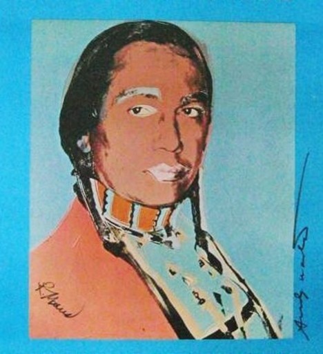 Andy WARHOL - Grabado - D'après la série « American indians » 1976-77