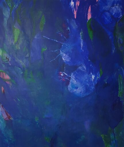 Susanne SAIDI-SCHUSTER - Gemälde - Blue Nature 