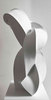 Stephan MARIENFELD - Sculpture-Volume - Twist- Porzellan weiß