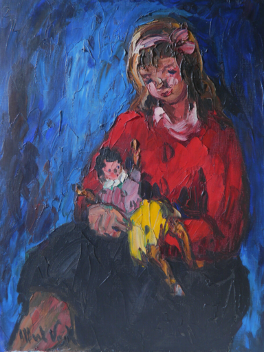 Albert VAGH WEINMANN - Painting - ENFANT - CHILD