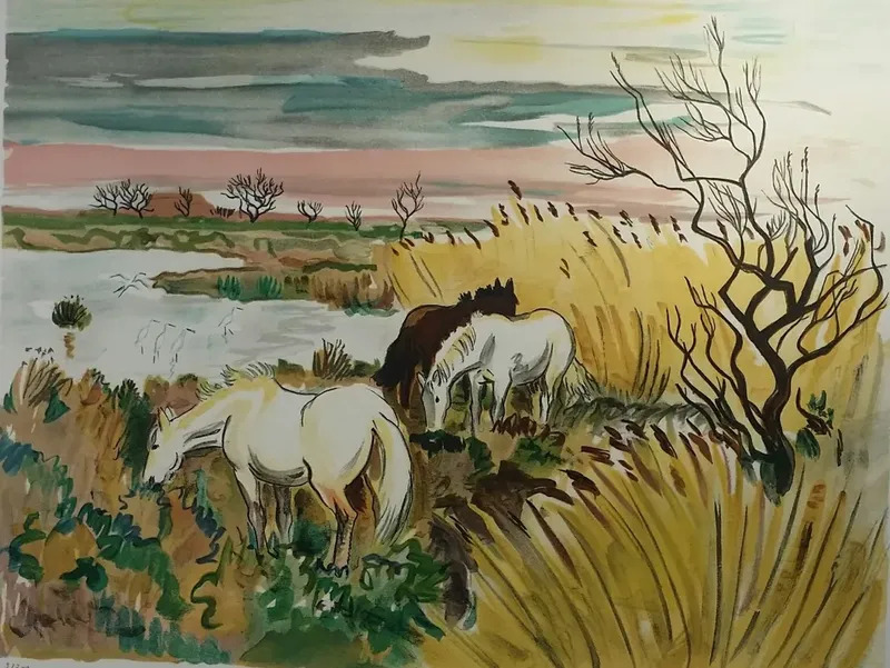 LA CAMARGUE Yves BRAYER vente en