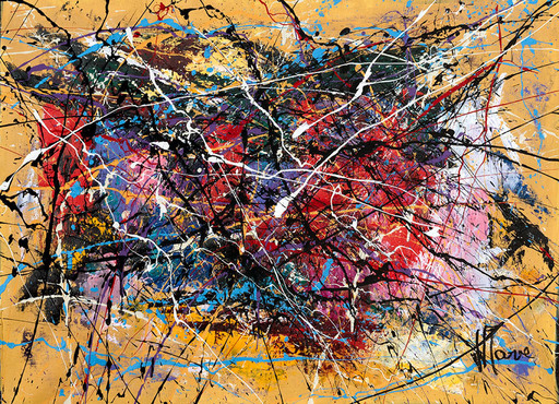 Jean-Jacques MARIE - Pittura - Abstraction lyrique série L016