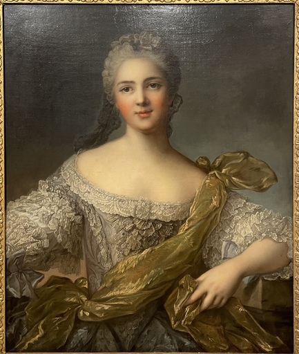 Jean-Marc NATTIER - Painting - Portrait de Victoire de France