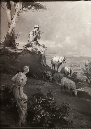 Ludovico POGLIAGHI - Gemälde - Scena arcadica