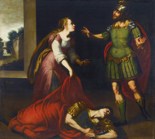 Mateo GALLARDO - Painting - Jael and Sisera