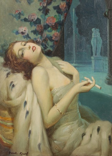 François MARTIN-KAVEL - Gemälde - Lady Astor