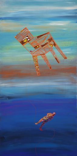 Giovanni TRIMANI - Painting - CHAIR IN THE AIR #13