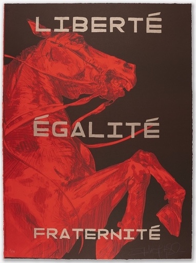 FAITH 47 - 版画 - Liberté Egalité Fraternité I