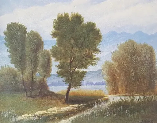 Hans BACHMANN - Peinture - Landscape