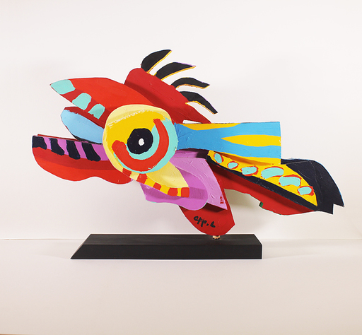 Karel APPEL - Sculpture-Volume - Flying Fish