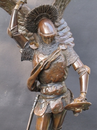Emmanuel FRÉMIET - Skulptur Volumen - Saint Michel Archange