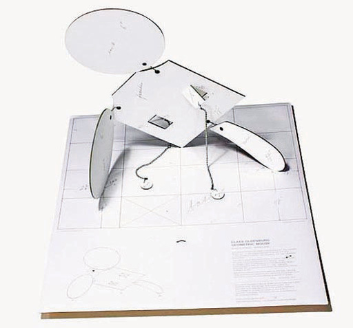 Claes Thure OLDENBURG - 雕塑 - Geometric Mouse Scale D
