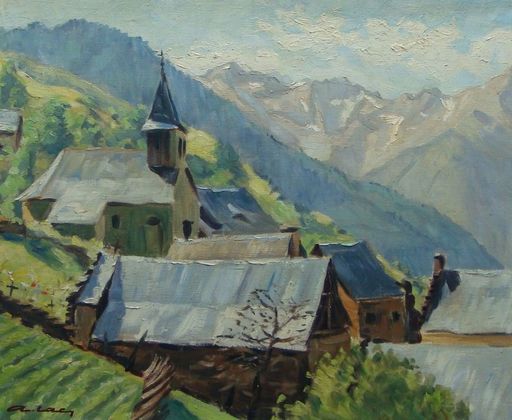 André LAC - Gemälde - Aux environs de Luchon