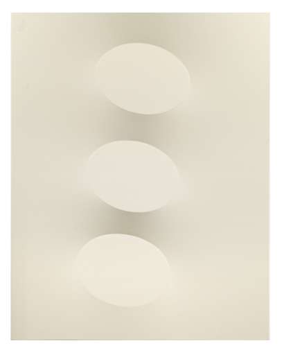 Turi SIMETI - Pintura - 3 ovali beige